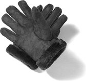 Spaceflight Zwart leren handschoenen - Small - Synthetische wollen binnenkant