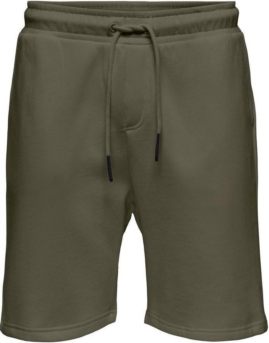 Only & Sons Life Sportbroek - Maat M - Mannen - olijfgroen