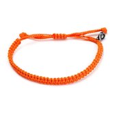 Oranje Armband Heren - Chibuntu® - Cobra armbanden collectie - Mannen - Armband (sieraad) - One-size-fits-all