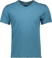 Jack & Jones T-shirt Jprmaxwell Blu. Tee V-neck 12152563 Pacific/reg Mannen Maat - L