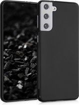 kwmobile telefoonhoesje voor Samsung Galaxy S21 Plus - Hoesje voor smartphone - Back cover in mat zwart