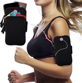Sportarmband Running Jogging Gym Armband Pouch Holder Bag Case met Ruimte voor Pasjes koptelefoongat voor mobiele telefoon