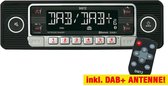1-Din Retro 301 DAB+/BT MP3 USB  RDS Zwart