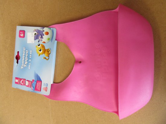 Tommee Tippee Explora Slab Roll'n go Bib diverse kleuren-fuchsia van TOM. — afbeelding 3