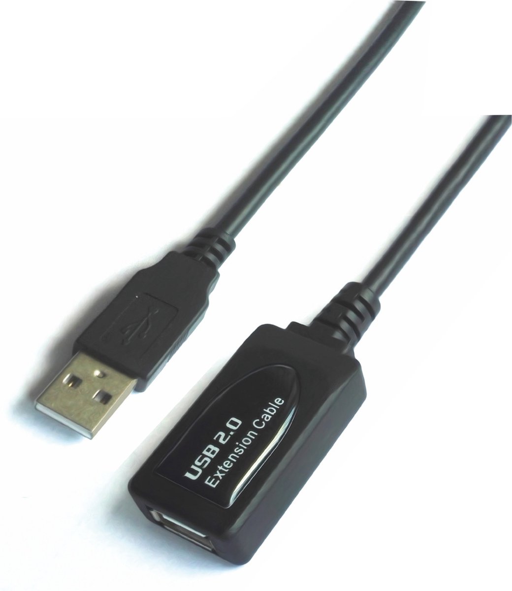 AISENS A101-0018 USB-kabel USB 2.0 5 m USB A Zwart