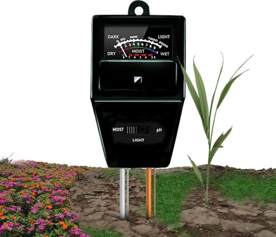 Vochtigheidsmeter Planten Premium - PH Meter - Vochtmeter Planten - PH Meter - Watermeter Voor Kamerplanten - Watermeter Planten - Hygrometer