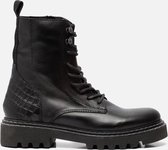 Ann Rocks Veterboots zwart - Maat 38