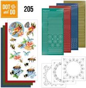 Dot and Do 205 -  Jeanine's Art - Humming Bees