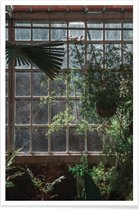 JUNIQE - Poster The Tropical Glasshouse -13x18 /Groen