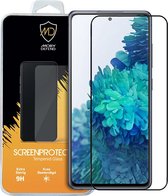 Samsung Galaxy S20 FE screenprotector - MobyDefend gehard glas screensaver - Zwarte randen - Screen Protector - Glasplaatje Geschikt Voor: Samsung Galaxy S20 FE