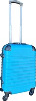 Travelerz handbagage koffer met wielen 39 liter - lichtgewicht - cijferslot licht blauw