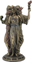 Maddeco - beeldje bronskleurig - Hekate godin der magie