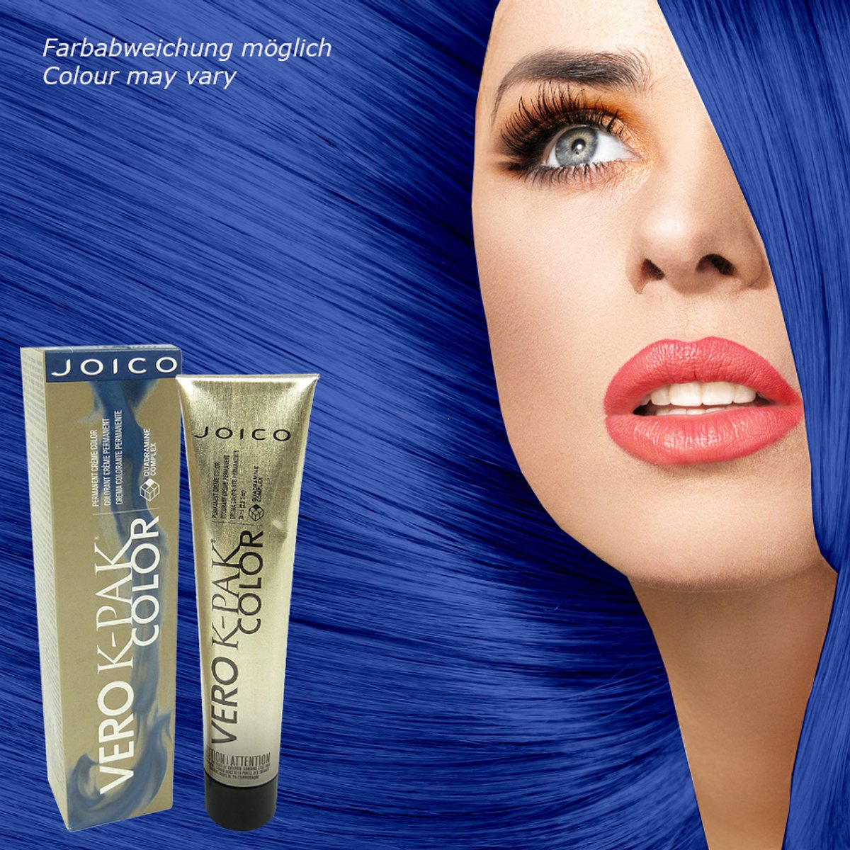 Joico Vero K-PAK INB Royal Blue Intensifier Permanente crèmekleurige haarkleur - 2x74ml