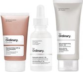 The Ordinary Bestsellers in one verzorgingsset voor een hydraterende huid - The ordinary Hyaluronic Acid 2% + B5 - Mineral UV Filters SPF 30 with Antioxidants - Natural Moisturizin