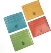 Kaarthouder / Kaarthouder / Creditcardhouder voor papier en munten - Groen | Lily collectie