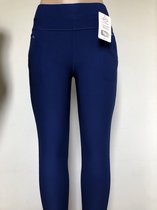 Comfortbroek/Legging - Damesbroek - Hoge taille – Cobalt - Stretch – 4XL/5XL