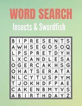 Word Search Insects & Swordfish