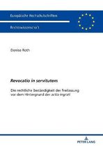 Europ�ische Hochschulschriften Recht- Revocatio in servitutem