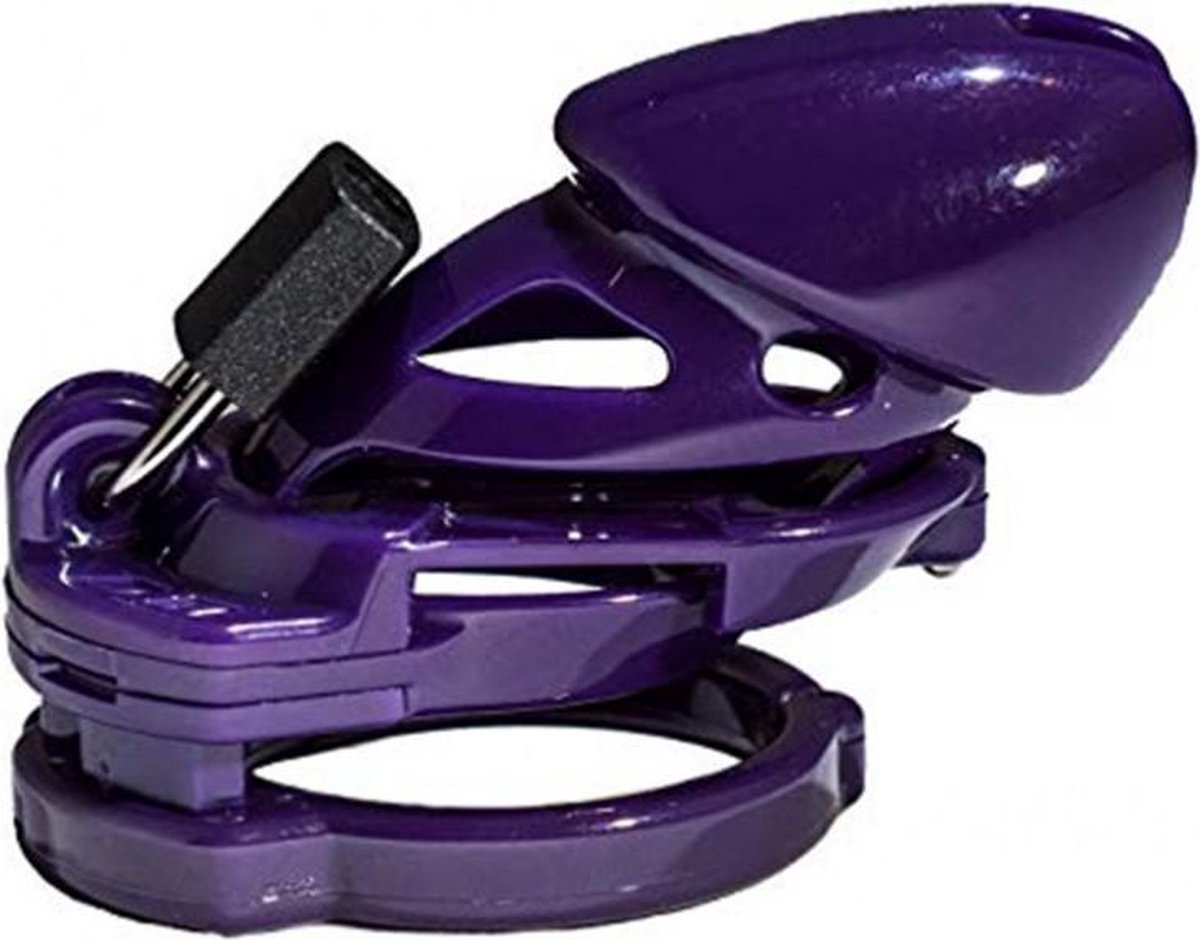The Vice - Kuisheidskooi - Peniskooi - Chastity Cage - Paars Standaard