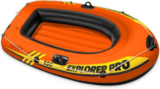 Intex Explorer Pro 100 Opblaasboot - 1 Persoons - Oranje