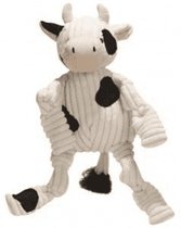 Hugglehounds Cow Knottie Small Wit&Zwart - Hondenspeelgoed - 25x15x8 cm