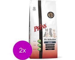 Prins Fit-Selection Senior Gevogelte&Vlees - Hondenvoer - 2 x 15 kg