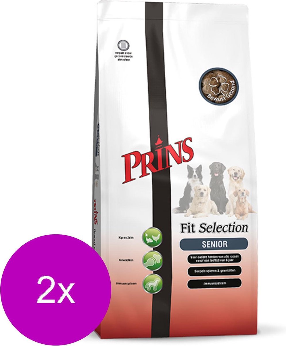 Prins Fit-Selection Senior Gevogelte&Vlees – Hondenvoer – 2 x 15 kg Prins Fit-Selection Senior Gevogelte&Vlees – Hondenvoer – 2 x 15 kg