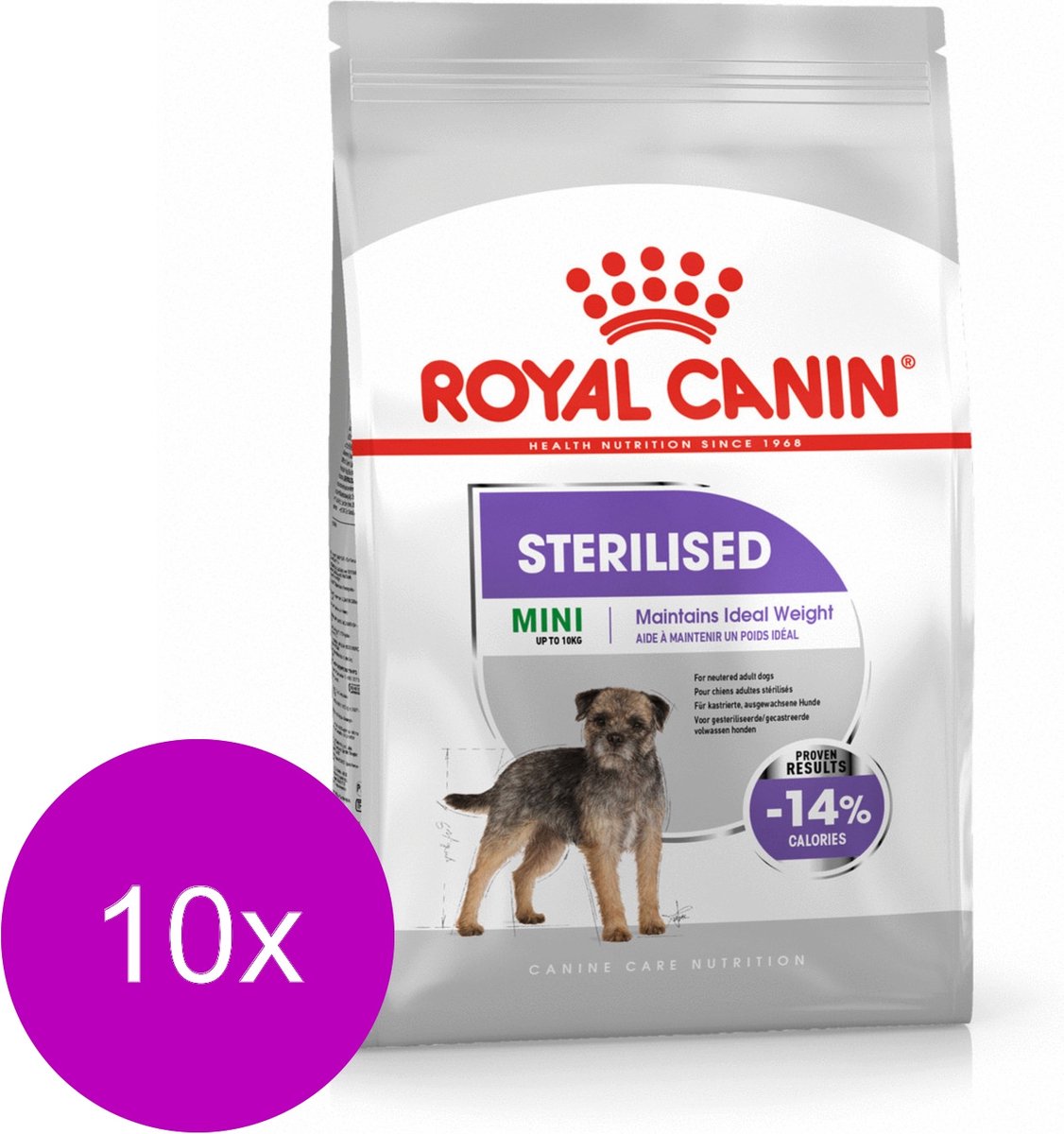 Royal Canin Ccn Sterilised Mini - Hondenvoer - 10 x 1 kg