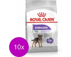 10x Royal Canin Hondenvoer Droog Sterilised Mini 1 kg