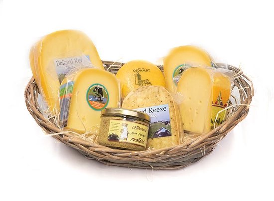 Panier de fromages fermier de Groninger | Fromage | panier cadeau | Paquet  cadeau | cadeau | bol.com
