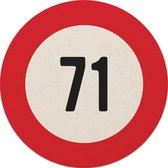 Bierviltjes 71 jaar | Bierviltjes 20 stuks | Bierviltjes verjaardag| Bierviltjes gefeliciteerd