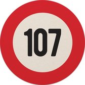 Bierviltjes 107 jaar | Bierviltjes 20 stuks | Bierviltjes verjaardag| Bierviltjes gefeliciteerd
