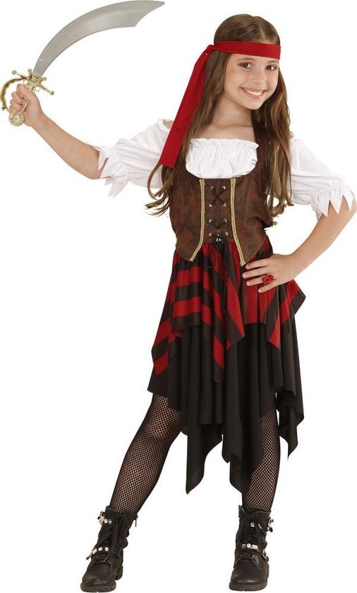Piraten kostuum voor meisjes - Kinderkostuums - 146/152" | bol.com