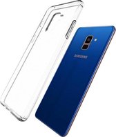 Samsung Galaxy A8 Plus Hoesje - Siliconen Backcover - Transparant - Siliconen A8 Plus hoesje