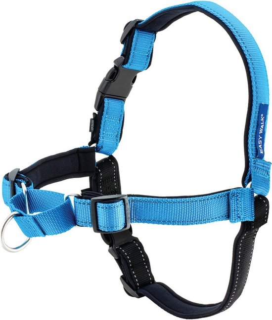 Foto: Easy walk deluxe harness hondentuigje blauw m l