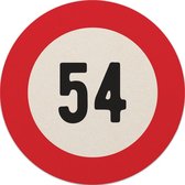 Bierviltjes 54 jaar | Bierviltjes 20 stuks | Bierviltjes verjaardag| Bierviltjes gefeliciteerd