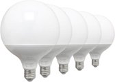 E27 LED-lamp 18W 220V G95 300 ° (5 stuks) - Wit licht - Overig - Pack de 5 - Wit licht - SILUMEN
