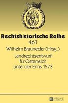 Landrechtsentwurf für Österreich unter der Enns 1573