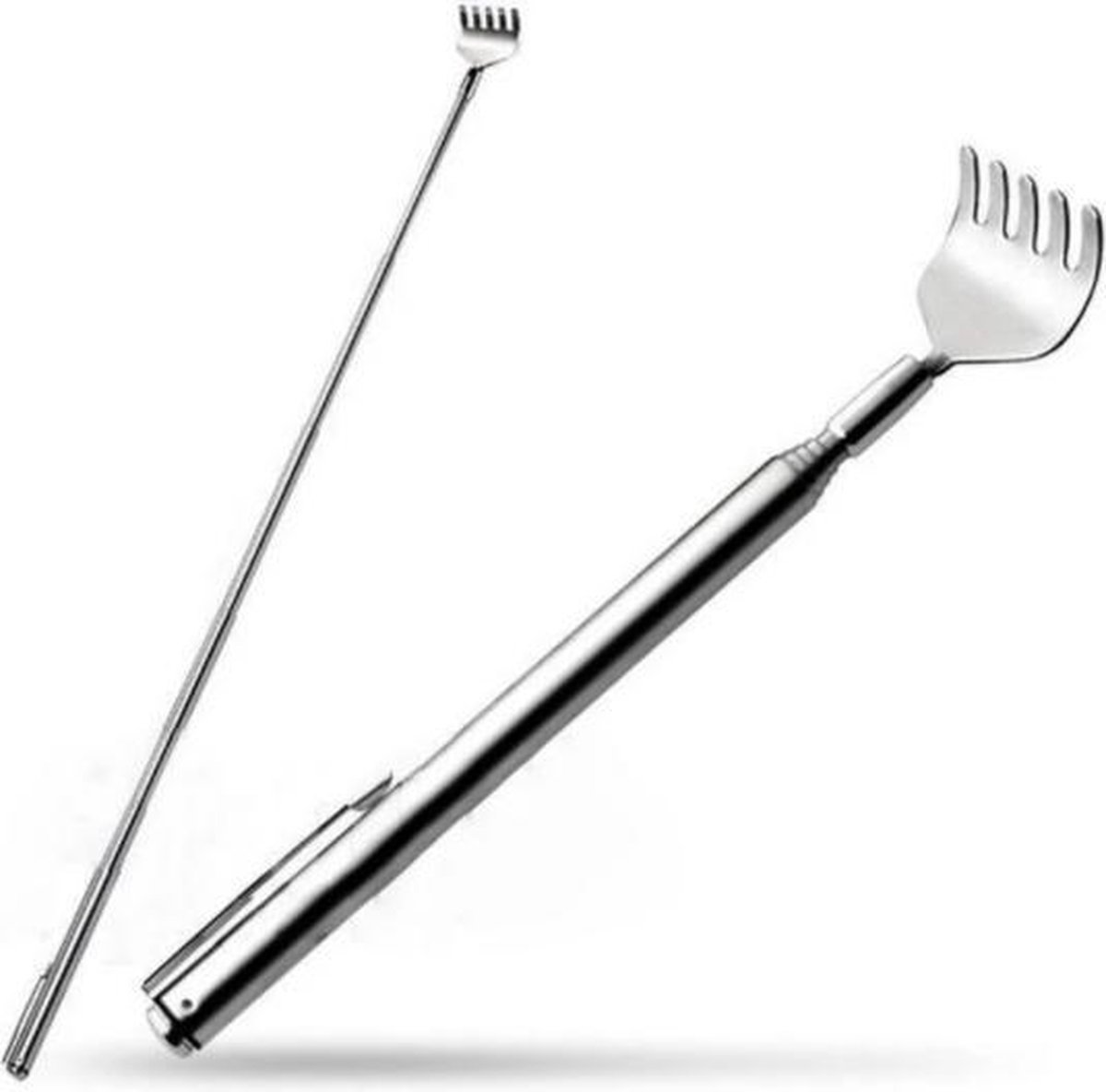Goedkoopste Ruggenkrabber - Uitschuifbaar - RVS - 16cm - Uitschuifbaar tot 51cm - Dode huid verwijderen - Massage - Anti Jeuk