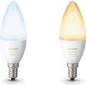 Philips Hue Kaarslamp - White Ambiance - E14 duo pack - 2 lichtbronnen