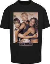 Dames Oversized T-Shirt Oldschool - Legendary TLC Group Logo Oversize Tee zwart