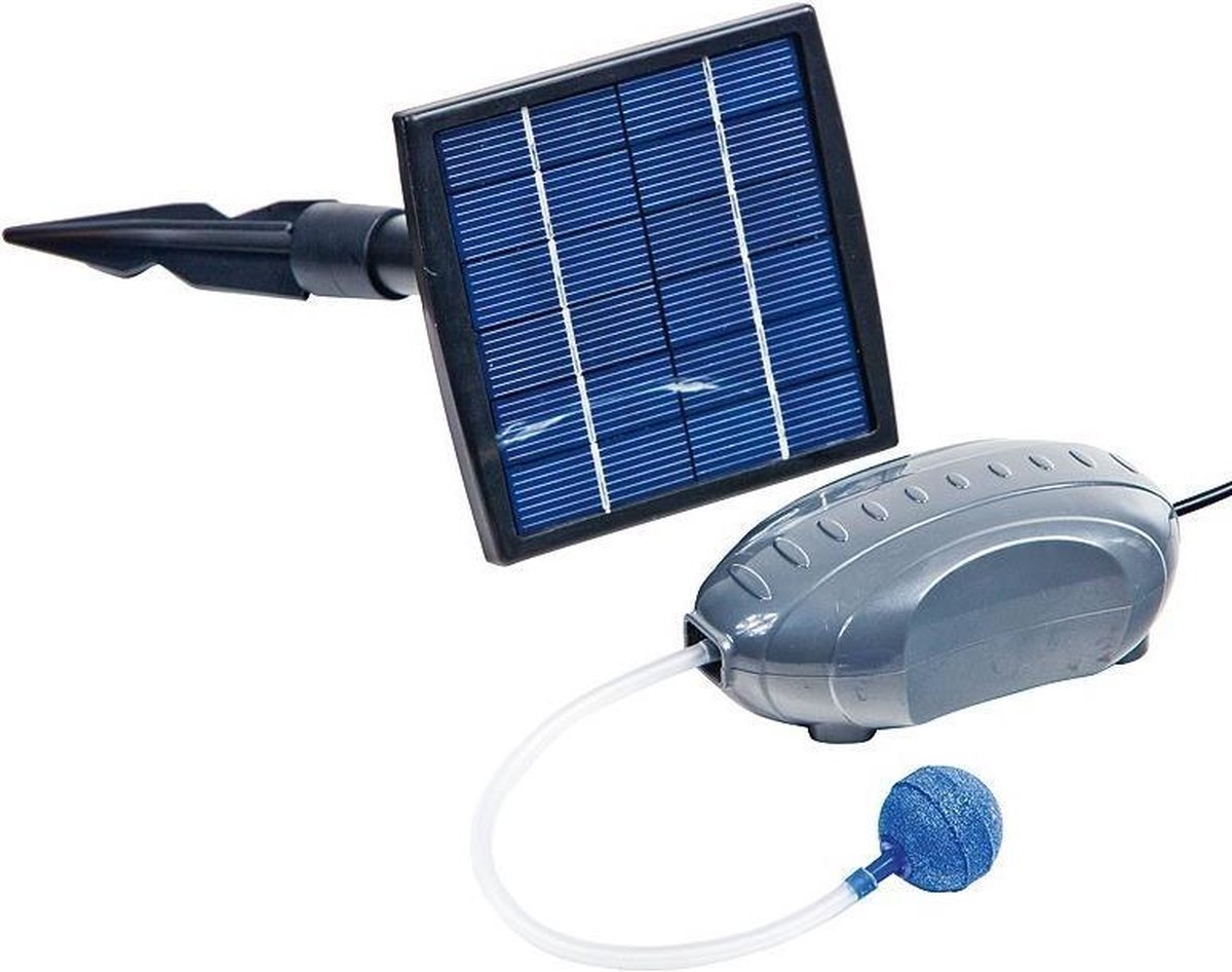 HEISSNER Luchtpomp- en zonnepaneelset 120 L/u