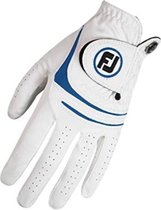 Footjoy Weathersof heren golf handschoen Links wit-blauw Heren L