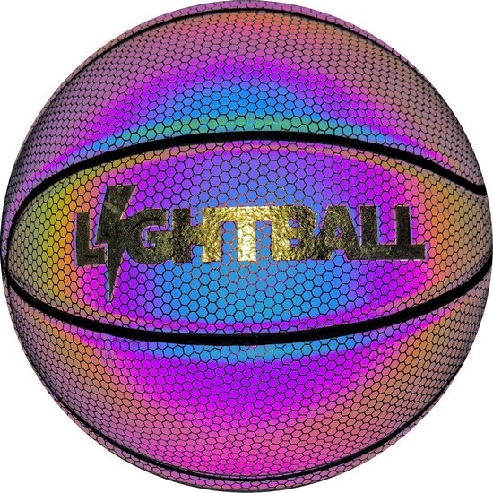 Lightball Lichtgevende Basketbal - Holografisch - Maat 7 - Bal - Basketball