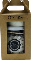 Soap & Gifts Mini Zeepgiftset Clean Cotton Dames Wit 2-delig