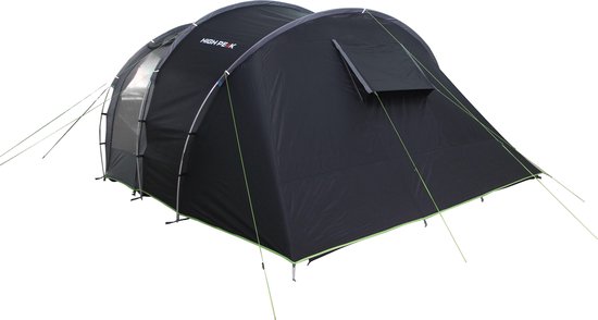 High Peak Paros 5 Tunneltent - 5-Persoons - Donkergrijs — afbeelding 2