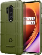 Voor OnePlus 8 Pro schokbestendig TPU-hoesje met volledige dekking (legergroen)