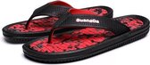 Lichtgewicht casual modetrend-slippers voor heren (kleur: rood, maat: 42)