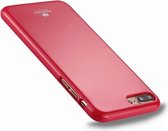 GOOSPERY JELLY CASE voor iPhone 8 Plus & 7 Plus TPU Glitterpoeder Valbestendige beschermende achterkant van de behuizing (magenta)