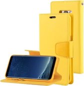 GOOSPERY SONATA DAGBOEK Serie voor Galaxy S8 + / G955 Simulatie Skin Horizontale flip lederen tas met houder & kaartsleuven en portemonnee (geel)